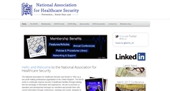 Desktop Screenshot of nahs.org.uk